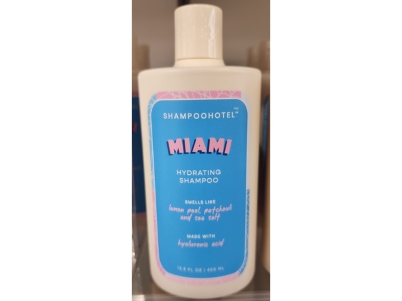 ShampooHotel Miami Hydrating Shampoo, 13.5 fl oz/400 mL