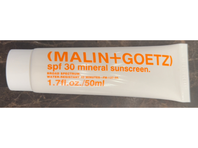 Malin + Goetz Mineral Sunscreen, SPF 30,1.7 fl oz/50 mL