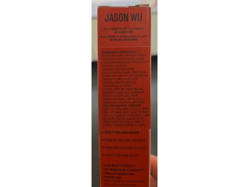 Jason Wu Beauty Honey Fluff Lip Cream, 20 Ginger Red, 0.13 fl oz/3.97 mL