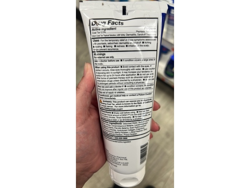 MG217 Therapeutic Shampoo, 0.5% Coal Tar, 8 fl oz/240 mL