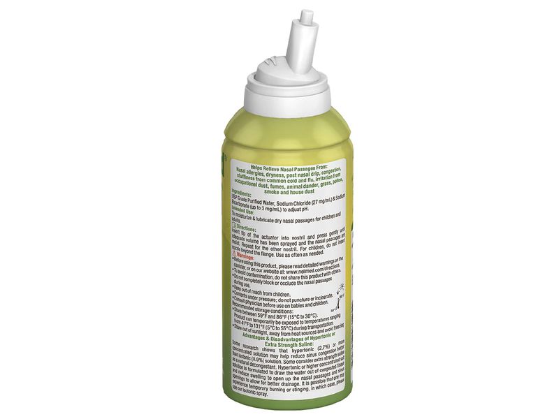 NeilMed Nasal Mist Saline Spray, Sinus Allergy Cold, 4.2 fl oz, Pack Of 2