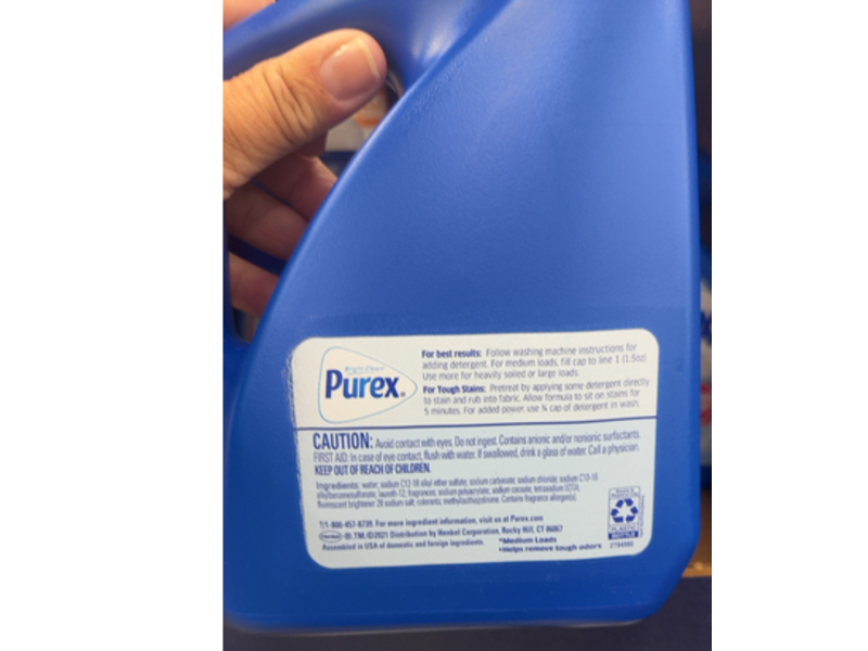 Purex Bright Clean 4 In 1 Odor Stop Concentrated Detergent, Orange Blossom, 29 Loads, 43.5 fl oz/1.28 L