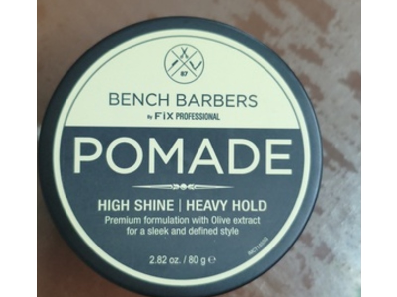 Bench Barbers Fix Professional Pomade, Black, 2.82 oz/80 g