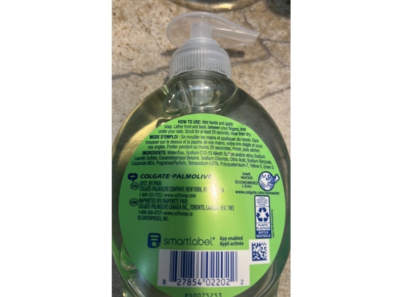 SoftSoap Liquid Hand Soap, Golden Apple Scent, 6.25 fl oz/184 mL, Pack Of 6