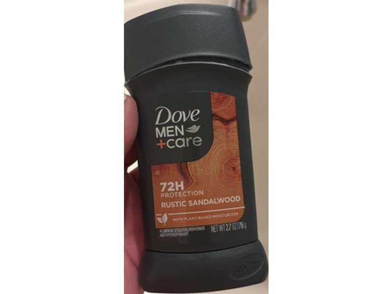 Dove Men + Care Antiperspirant, Rustic Sandalwood, 2.7 oz/76 g, 3 Count