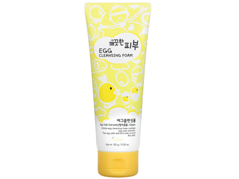 Esfolio Facial Foaming Cleanser, Egg, 5.29 fl oz/150 g