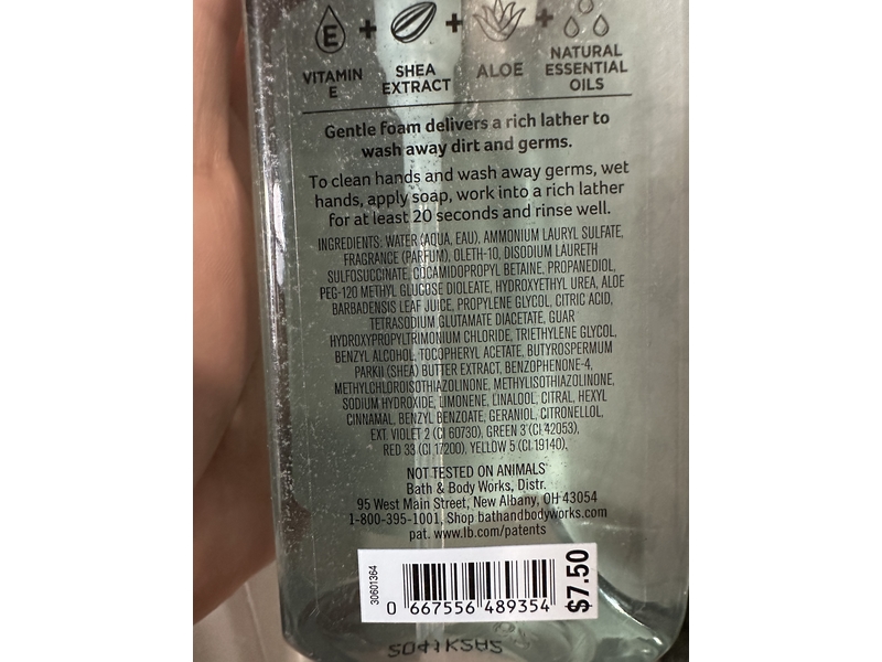 Bath & Body Works Gentle Foaming Hand Soap, Blueberry Lemonade, 8.75 fl oz/259 mL