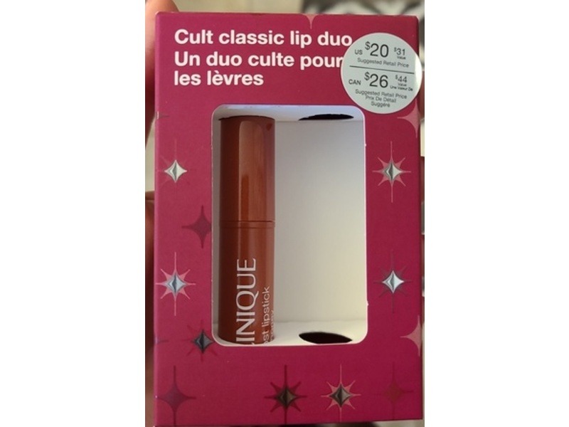 Clinique Cult Classic Almost Lipstick Duo, Black Honey + Pink Honey, 0.04 oz/1.2 g