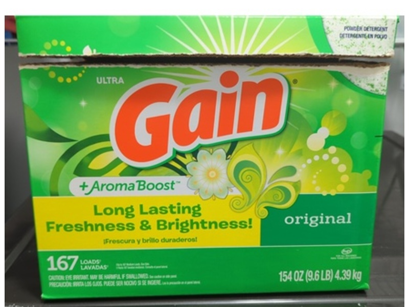 Gain +Aroma Boost Laundry Detergent, Original, 167 Loads, 154 oz/4.39 kg