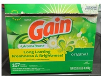 Gain + Aroma Boost Laundry Detergent, Original, 167 Loads, 154 oz/4.39 kg - Image 3