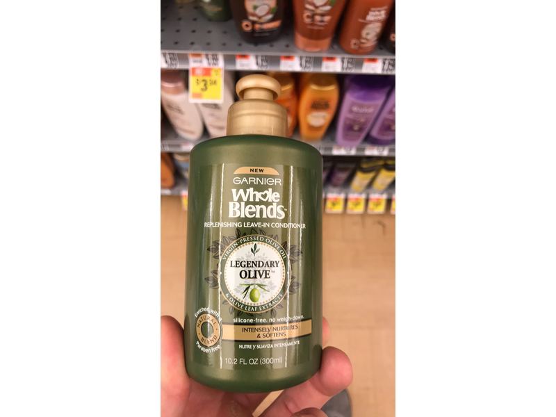 Garnier Hair Care Whole Blends Replenishing Leave-in Conditioner, 10.19 Fl oz