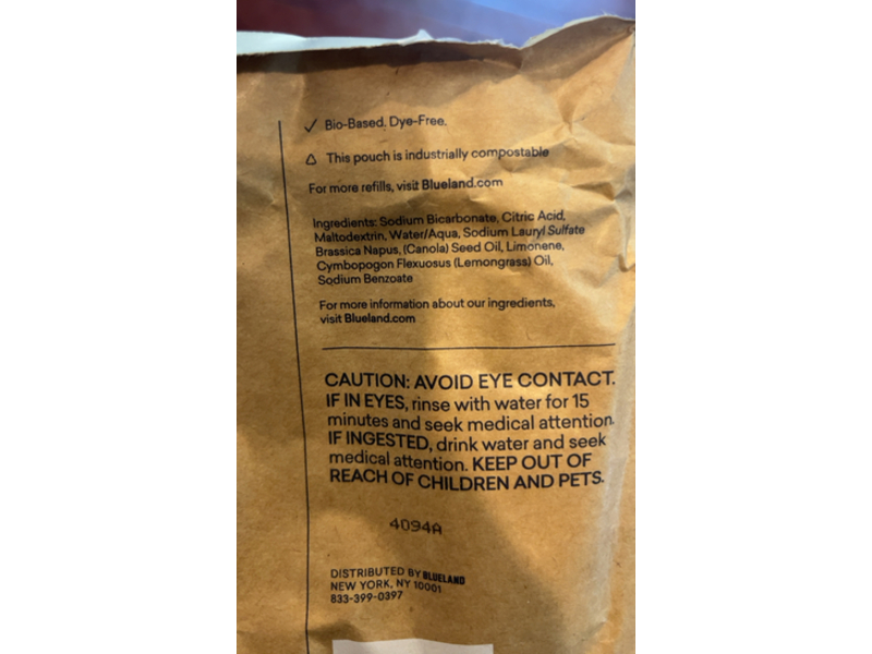 Blueland Toilet Bowl Cleaner Tablets, Lemon Cedar, 11.2 oz/318 g, 14 Counts