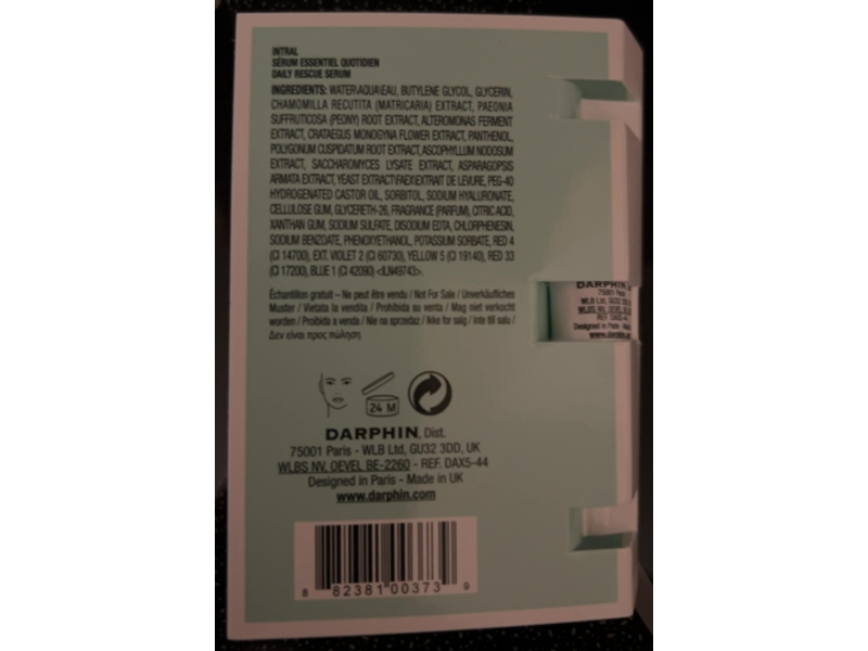 Darphin Intral Daily Rescue Serum, 0.1 fl oz/3 mL