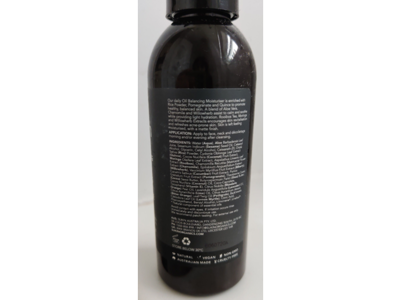 Sukin Oil Balancing Mattifying Facial Moisturizer, 4.23 oz/125 mL