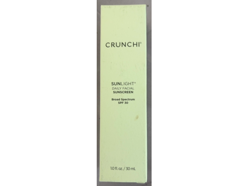 Crunchi Sunlight Daily Facial Sunscreen, SPF 30, 1.0 fl oz/30 mL