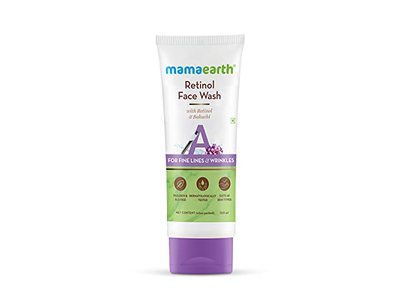 Mamaearth Retinol Face Wash with Retinol & Bakuchi, 100 mL