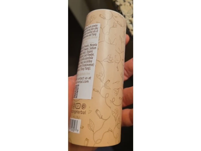 Ora's Amazing Herbal Pure & Simple Body Powder, Sweet Love Vanilla, 2.5 oz/71 g