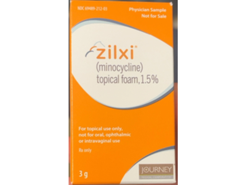 Zilxi (Minocyclene) Topical Foam, 1.5%, 30 g, Journey (Rx)
