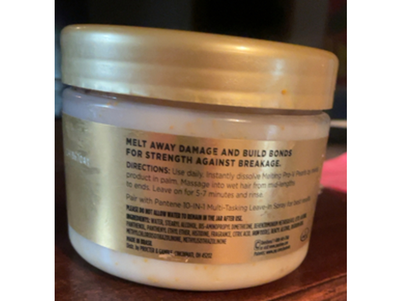 Pantene Miracle Rescue Intensive Bond Repair Mask, Pro - V Pearls, 10.1 fl oz/300 mL