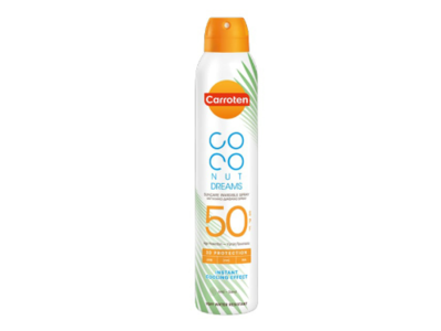 Carroten 3D Protection Suncare Invisible Spray, Coconut Dreams, SPF 50, 200 mL