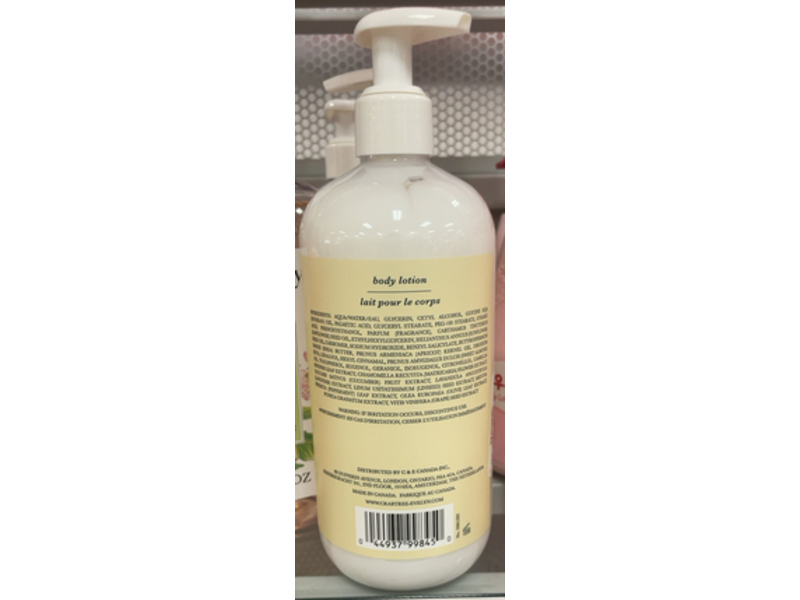 Crabtree & Evelyn Summer Hill Body Lotion, 16.9 fl oz/500 mL