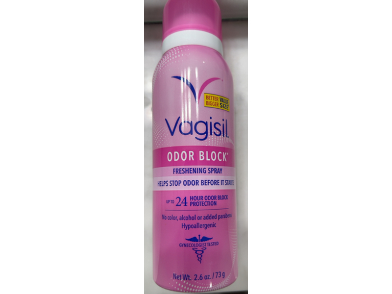 Vagisil Odar Block Freshening Spray, 2.6 oz/73 g