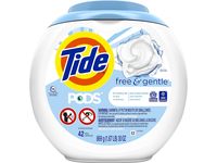 Tide Laundry Detergent Pods, Free & Gentle, 32 oz/923 g, 42 Pacs - thumbnail 1