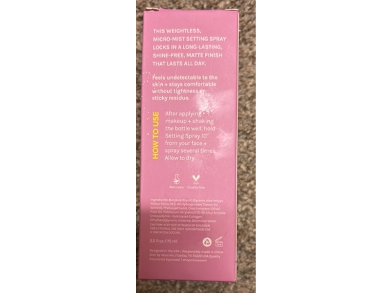 Aoa Studio Lock In Your Makeup Setting Spray, 2.5 fl oz/75 mL