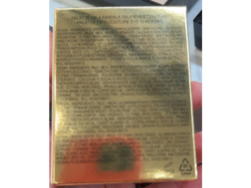 Yves Saint Laurent Couture Mini Clutch Eyeshadow Palette, 100 Stora Dolls, 0.14 oz/4 g