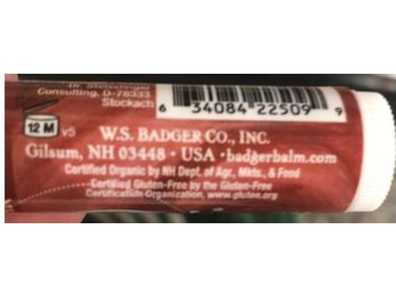 Badger Lip Balm, Vanilla Madagascar, 0.15 oz/4.2 g