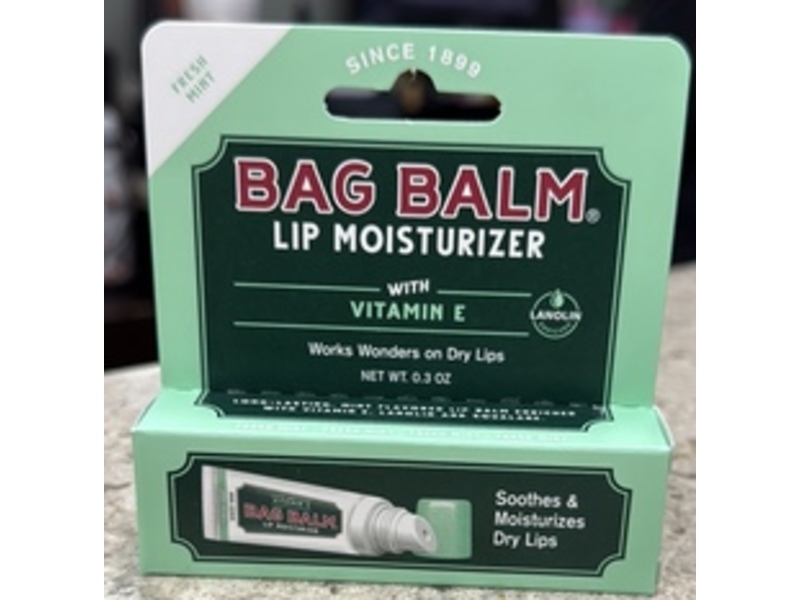Bag Balm Lip Moisturizer, Vitamin E, Fresh Mint, 0.3 o/8.5 g, Pack Of 4