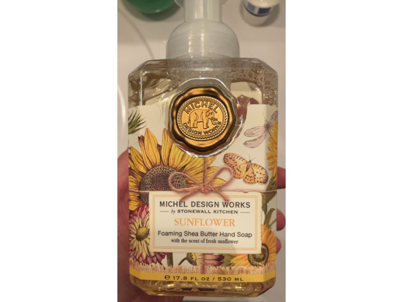 Michel Design Works Foaming Shea Butter Hand Soap, Sunflower, 17.8 fl oz/530 mL