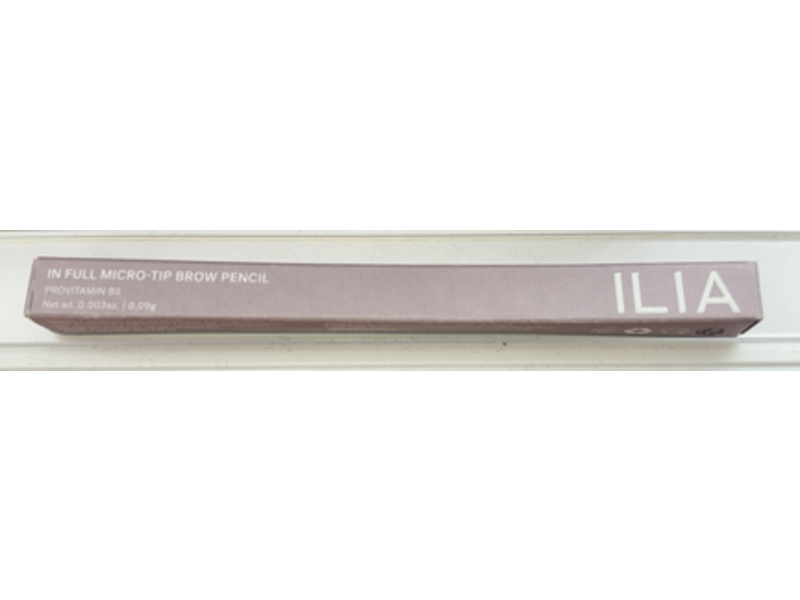ILIA In Full Micro-Tip Brow Pencil, Soft Black, 0.003 oz/0.09 g