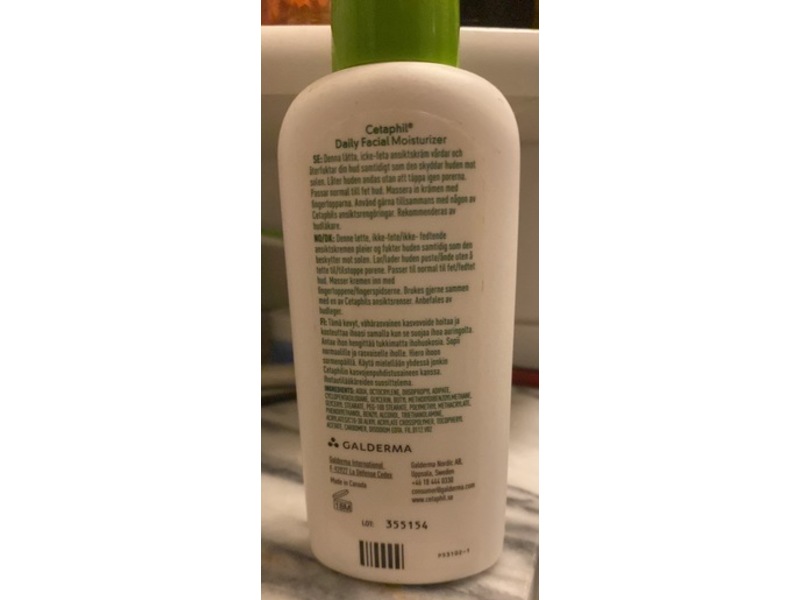 Cetaphil Dail Facial Moisturizer, 4 fl oz/118 mL