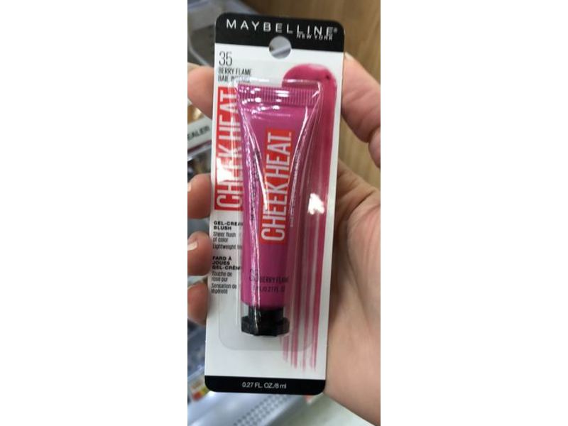 Maybelline Cheek Heat Gel-Cream Blush, Berry Flame, 0.27 fl oz/8 mL