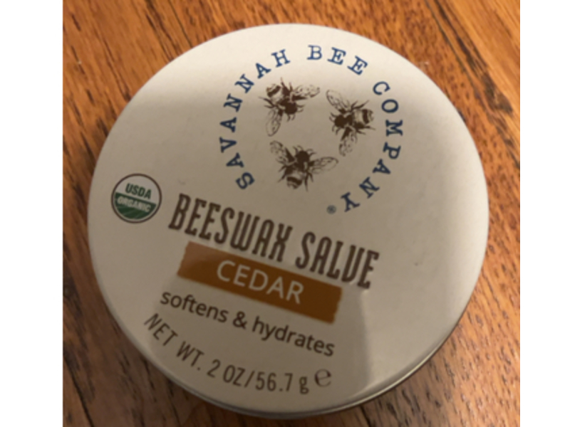 Savannah Bee Company Softens & Hydrates Beeswax Salve, Cedar, 2 oz/56.7 g