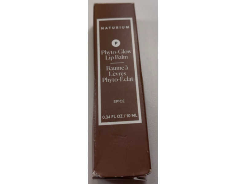 Naturium Phyto-Glow Lip Balm, Spice, 0.34 fl oz/10 mL