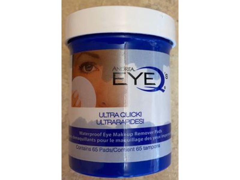 Andrea Eye Makeup Remover Pads, Ultra Quick, 65 Counts