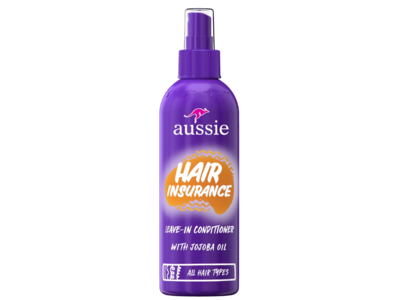 Aussie Hair Insurance Leave In Conditioner, Jojoba Oil, 8 fl oz/236 mL, Pack Of 3