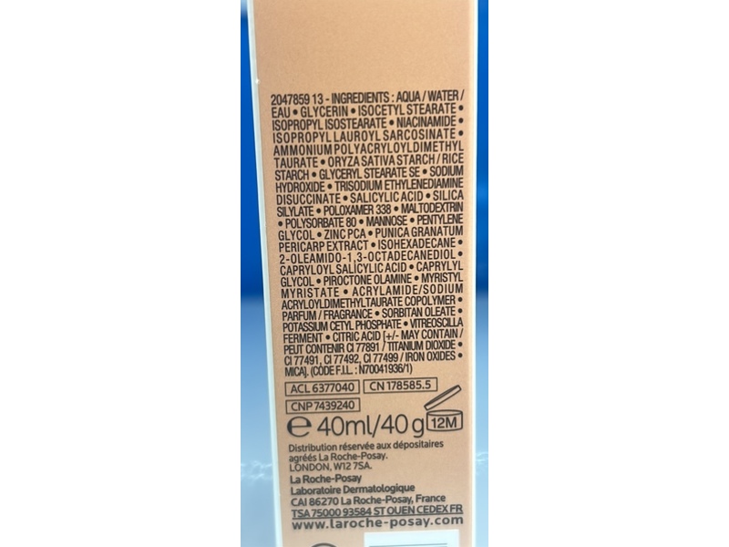 La Roche-Posay Effaclar Duo+M Unifying, Medium, 40 mL