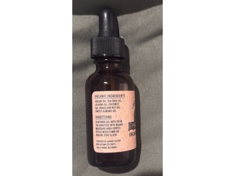 Johnny Slicks Organic Beard Oil, Original, 1 oz
