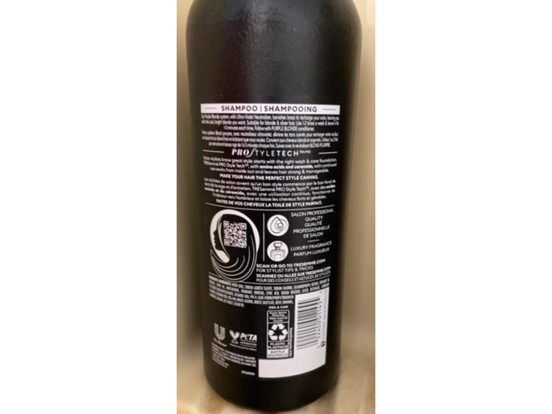 TRESemme Purple Blonde Ultra - Violet Neutralizer Shampoo, 28 fl oz/828 mL, Pack Of 4