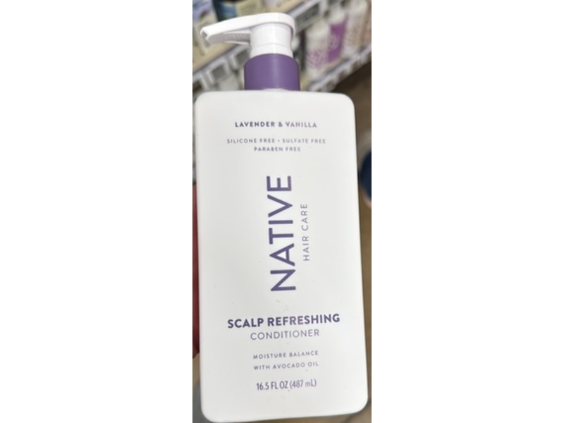Native Scalp Refreshing Conditioner, Lavender Cloud & Vanilla, 16.5 fl oz/487 mL
