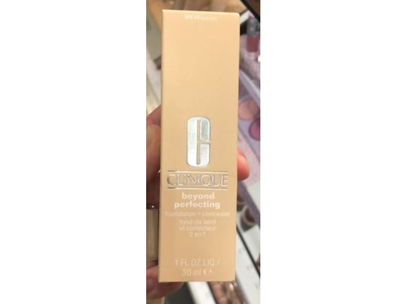 Clinique Beyond Perfecting Foundation + Concealer, Wn 04 Bone, 1 fl oz/30 mL