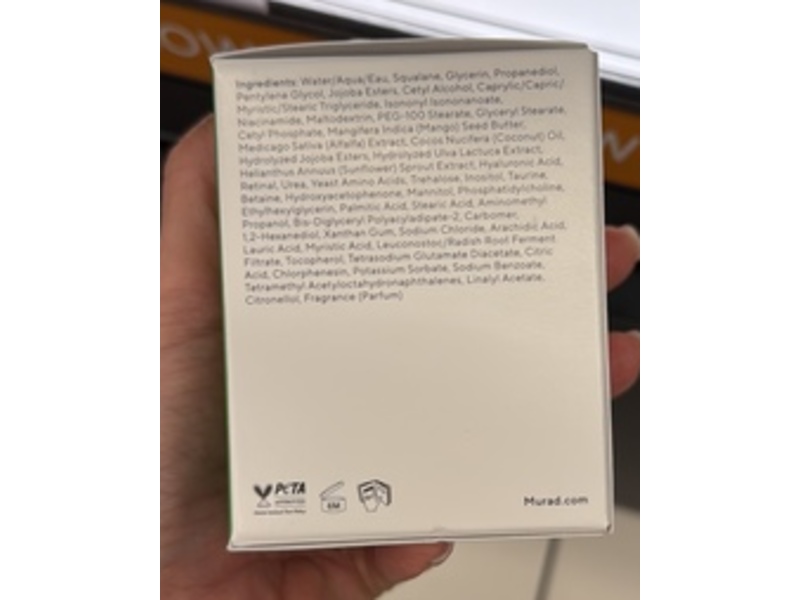 Murad Retinol Resculpt Overnight Cream, 1.7 fl oz/50 mL