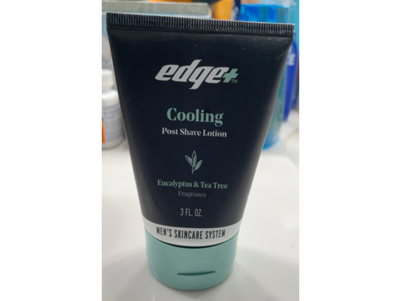 Edge+ Cooling Post Shave Lotion, Eucalyptus & Tea Tree, 3 fl oz