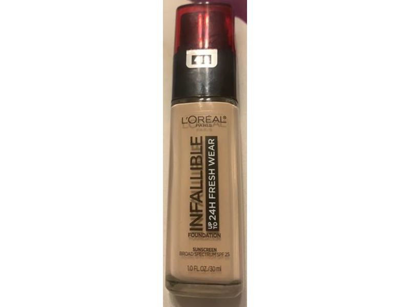 L'oreal Paris Infallible Foundation, 412 Warm Ivory, SPF 25, 1 fl oz/30 mL