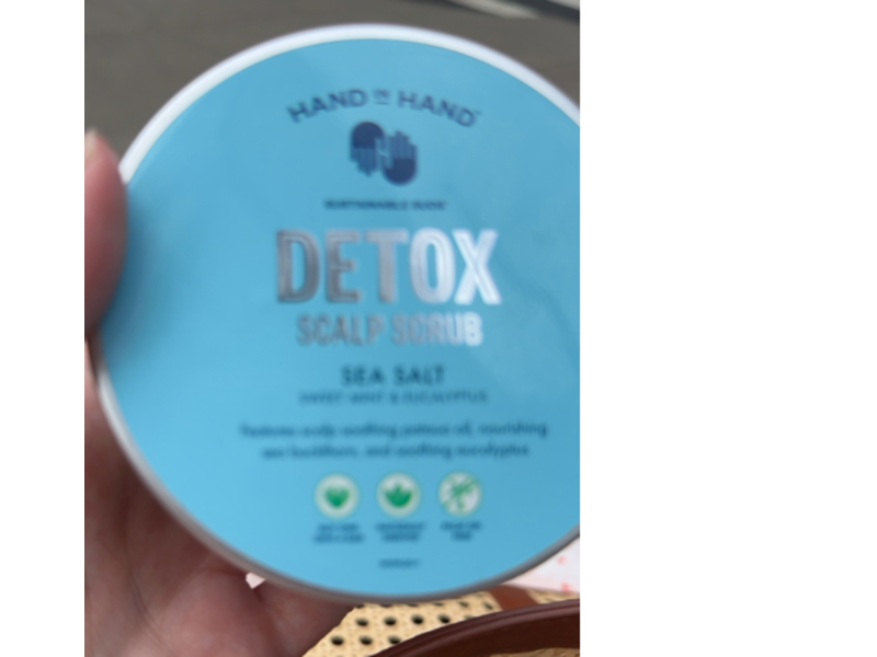 Hand In Hand Detox Scalp Scrub, Sea Salt, Sweet Mint & Eucalyptus, 6 oz/170 g