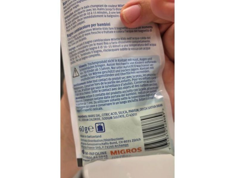 Milette Kids Colour-Changing Bath, 60 g