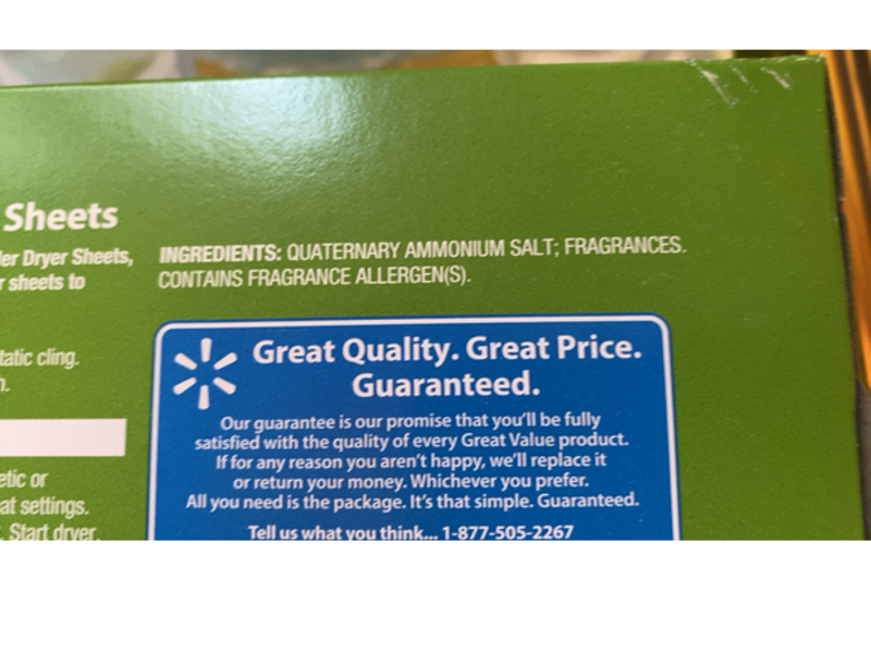 Great Value Ultimate Fresh Dryer Sheets, Blooming Lavender, Count 180